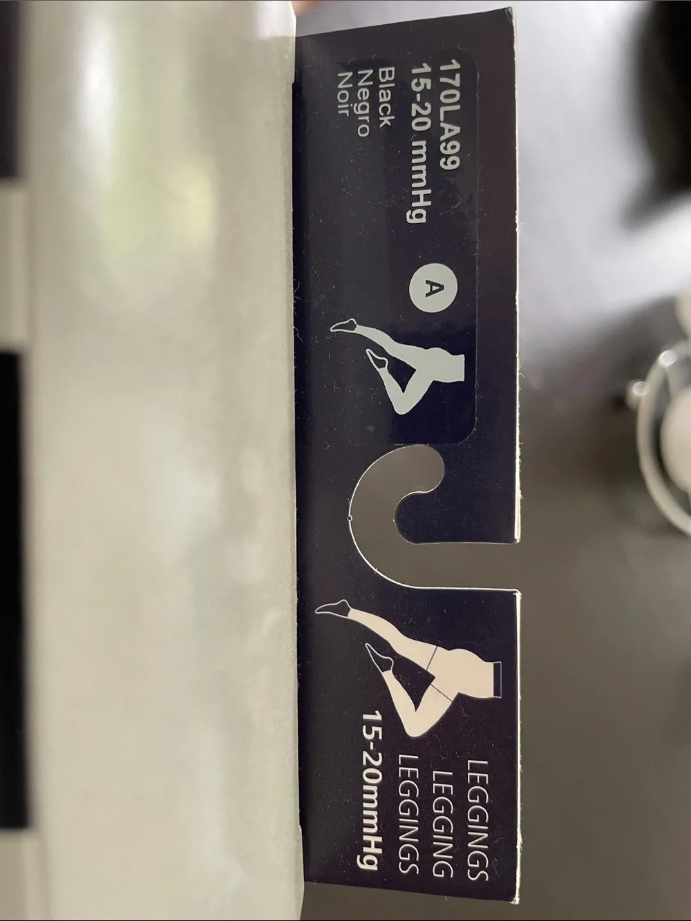 SIGVARIS black compression leggings size A - Picture 5 of 6
